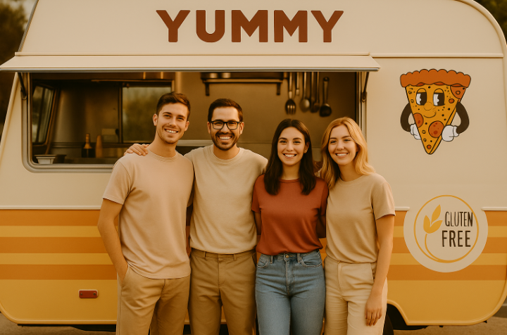 Yummy food truck sin gluten
